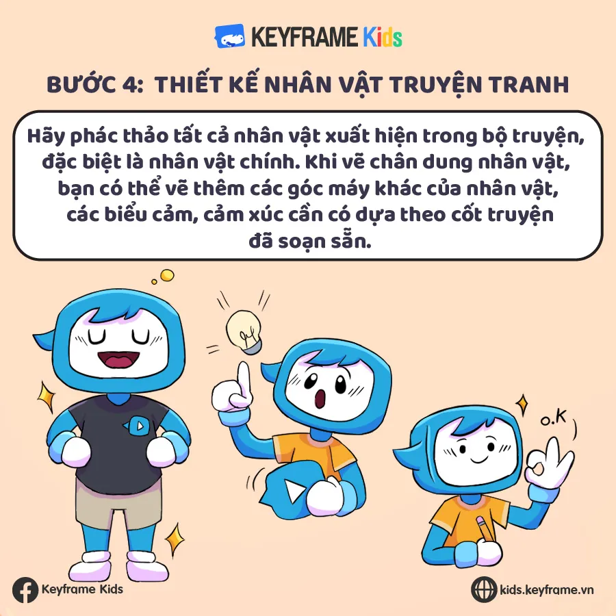 Thiết kế và phác họa nhân vật truyện tranh