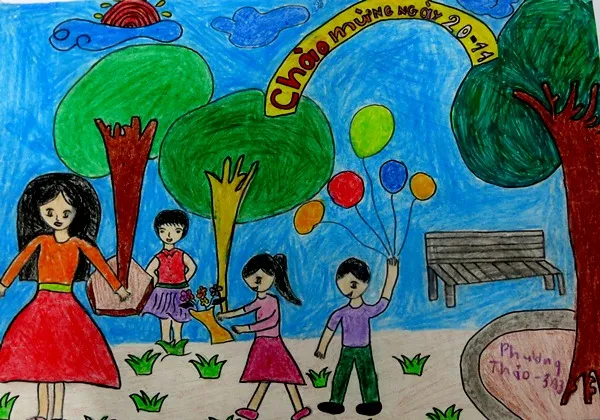 Thông điệp về sự trân trọng giáo viên qua các tác phẩm nghệ thuật