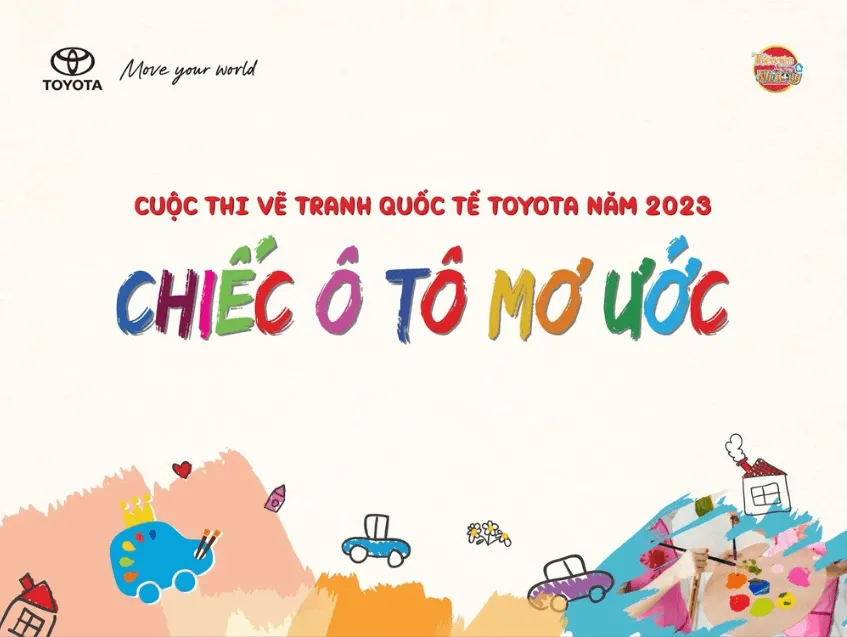 Thông tin tổng quát về cuộc thi vẽ tranh chiếc ô tô mơ ước dành cho trẻ em