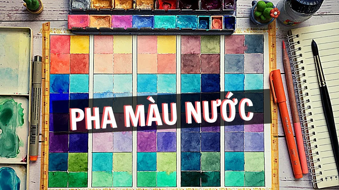 Tips pha màu nước cơ bản cho người mới
