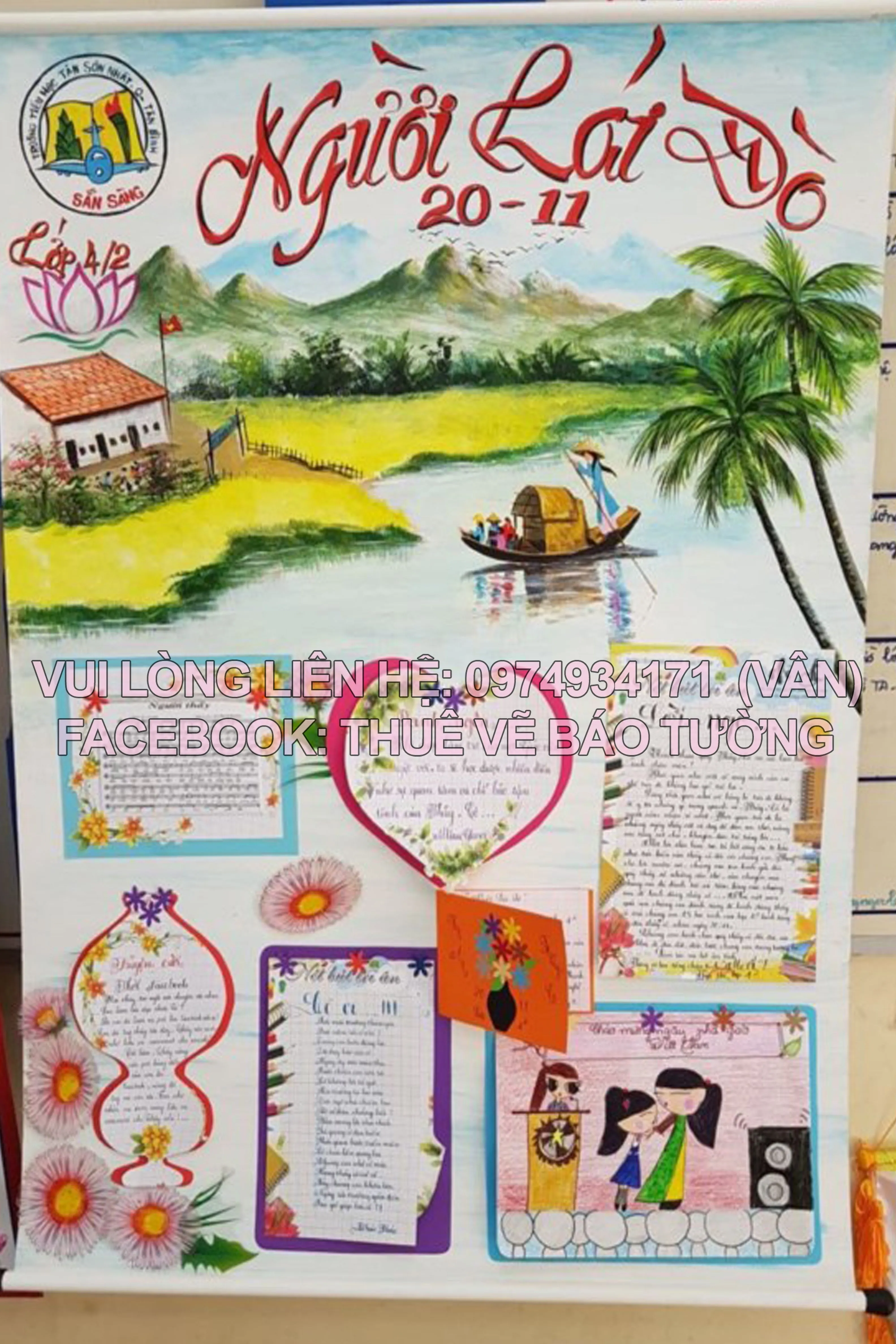 Tờ báo tường hàng đầu về các chủ đề hấp dẫn mang ý nghĩa sâu sắc