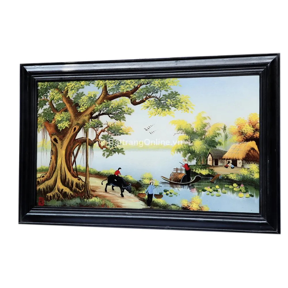 Toàn cảnh bức tranh đồng quê Việt Nam với đầy đủ yếu tố văn hóa