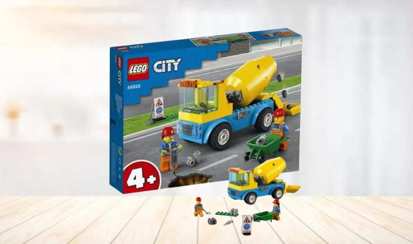 Đồ chơi lắp ráp xe trộn xi măng Lego City 60325