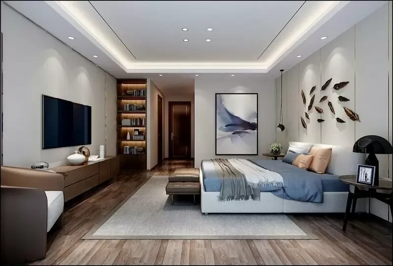 Hệ trần thạch cao tối giản giúp giấc ngủ sâu hơn