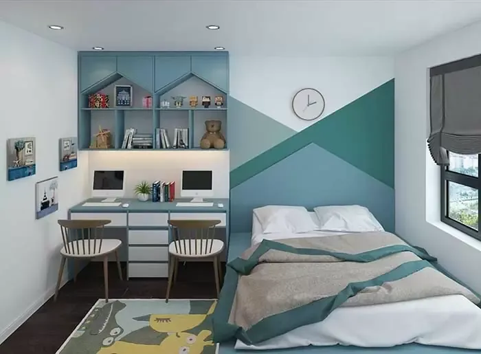 mẫu trần thạch cao cho bé trai hiện đại