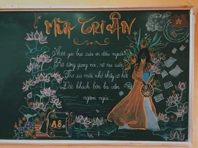 Nghệ thuật vẽ phấn bảng sử dụng ánh sáng trung tâm