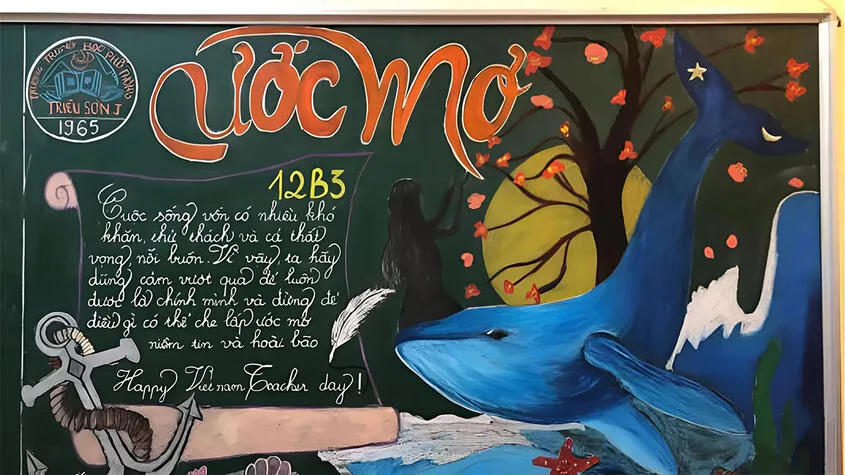 Mẫu bảng tri ân với thiết kế rèm cửa sân khấu