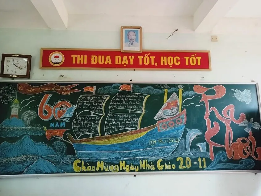 Sự biến tấu của những viên phấn màu thành tác phẩm hội họa