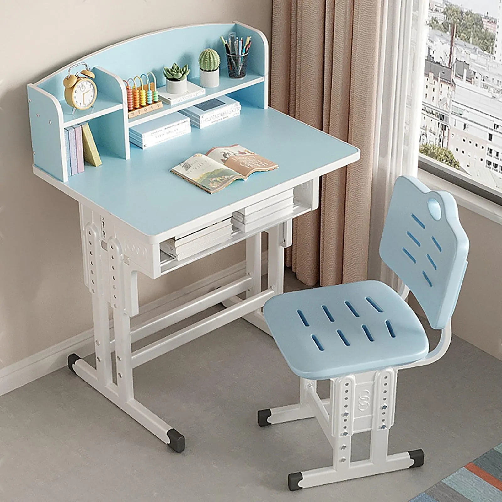 Bàn học chống gù với thiết kế công thái học vượt trội cho học sinh