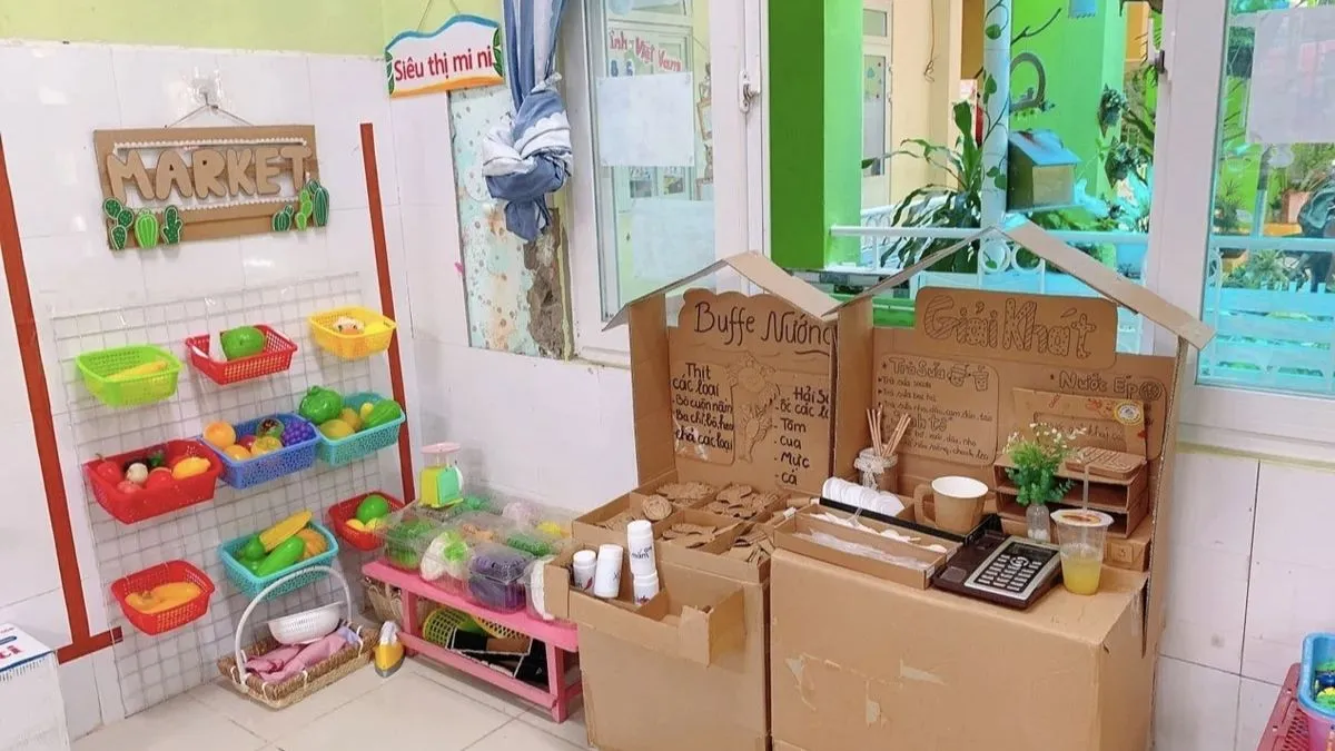 Góc mua bán nhạc cụ mô phỏng đầy thú vị