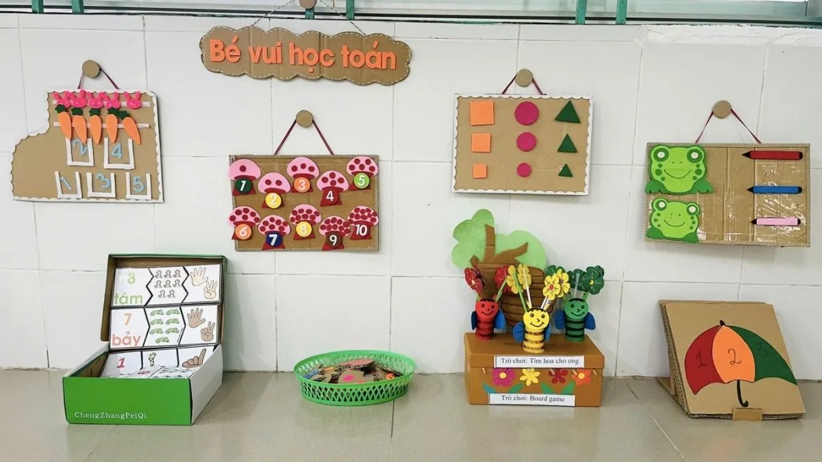 Góc âm nhạc sáng tạo kết hợp trò chơi trí tuệ