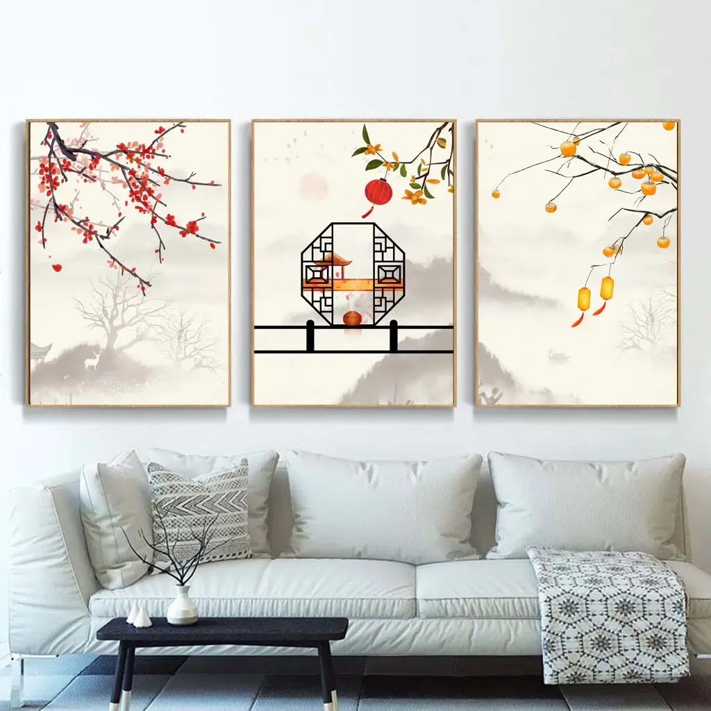 Sử dụng tranh treo tường theo phong cách Nhật Bản