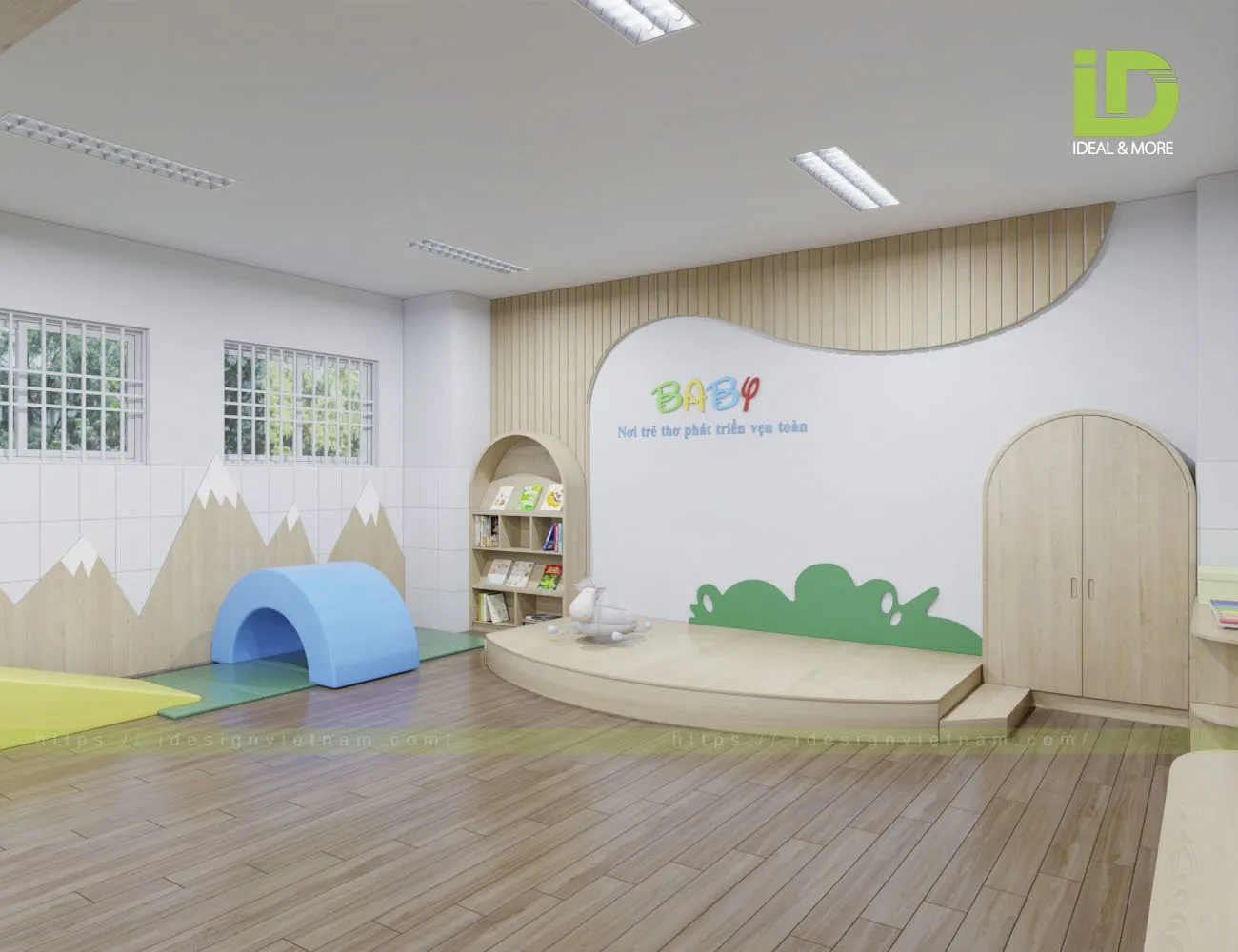 Trang trí phòng âm nhạc mầm non