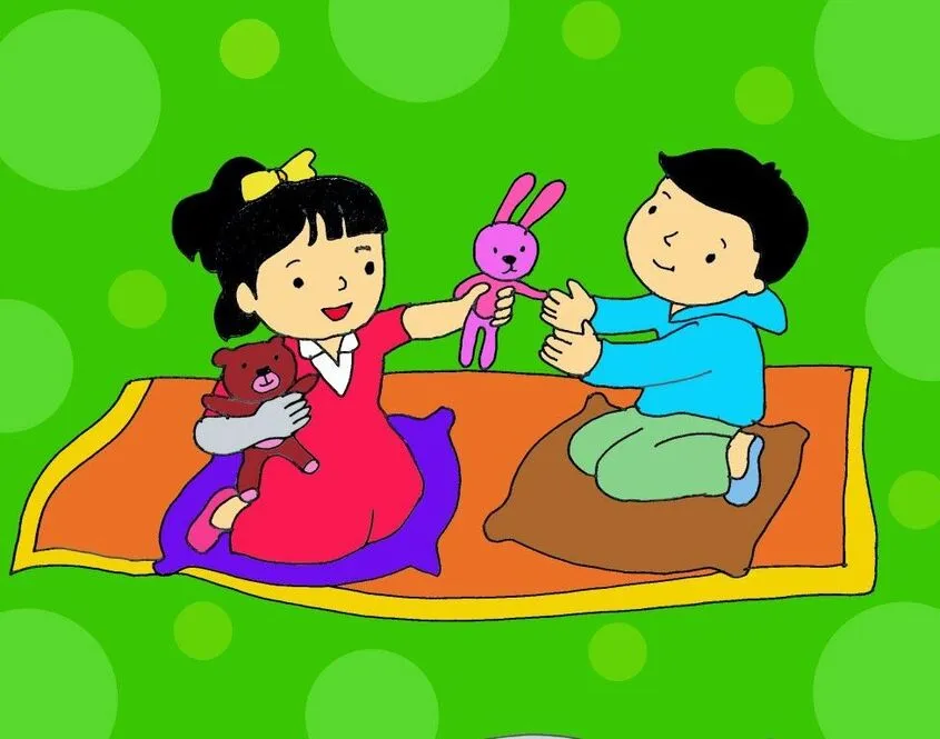 Tranh chủ đề trường mầm non 13