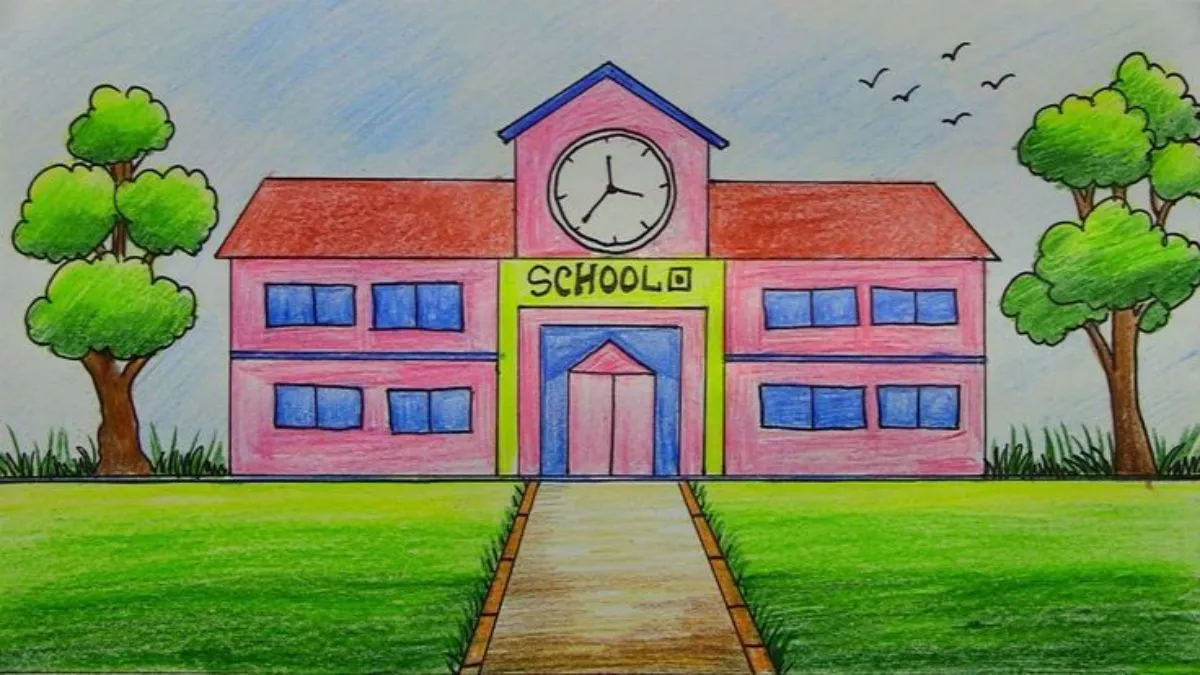 tranh đẹp dễ vẽ mẫu số 7 đầy sắc màu rực rỡ sống động