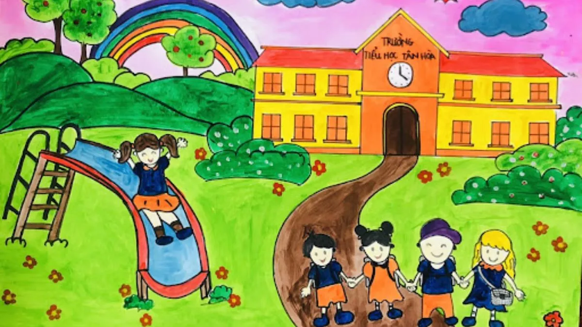 tranh đẹp dễ vẽ mẫu số 9 với những đường nét cơ bản dễ học