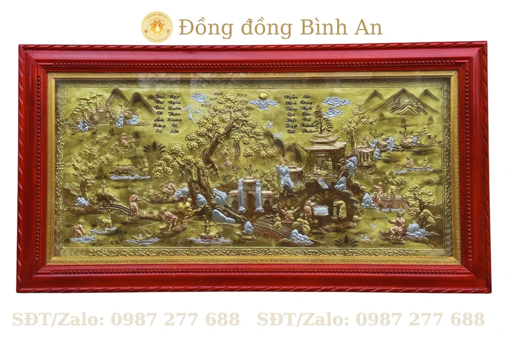 Tranh Vẽ Đồng Quê Việt Nam Mang Đậm Hồn Quê Việt