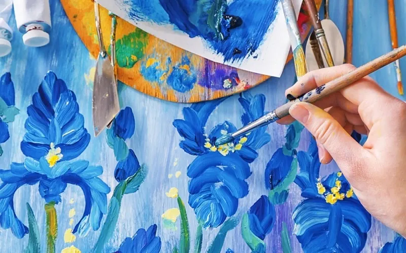 Tranh vẽ nghệ thuật sử dụng các kỹ thuật phối màu nước đa dạng tại ToTuongDep.