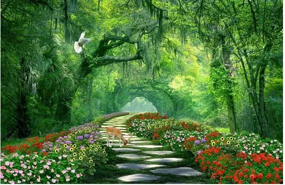 Tranh sơn dầu phong cảnh mộc mạc với những chiếc ghe