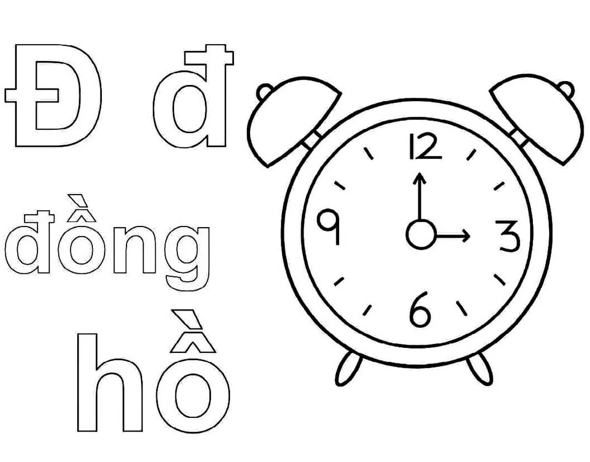 Tranh tÃ´ mÃ u chá»¯ cÃ¡i Ä