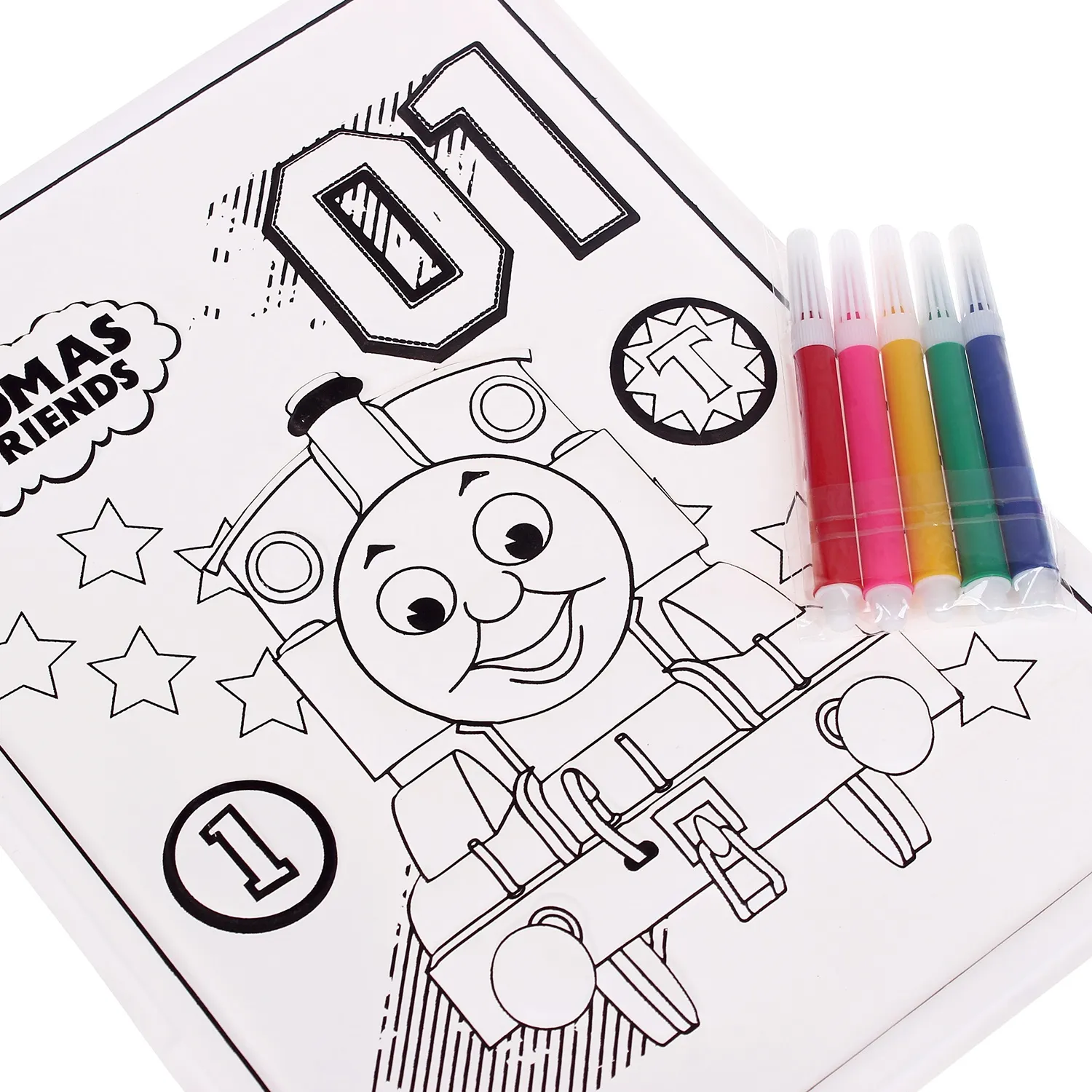 Tranh tô màu dạ quang Coloring Murals - Chi tiết rõ ràng giúp bé phối màu