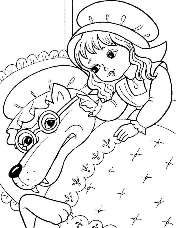 Tranh tô màu cô bé hái hoa