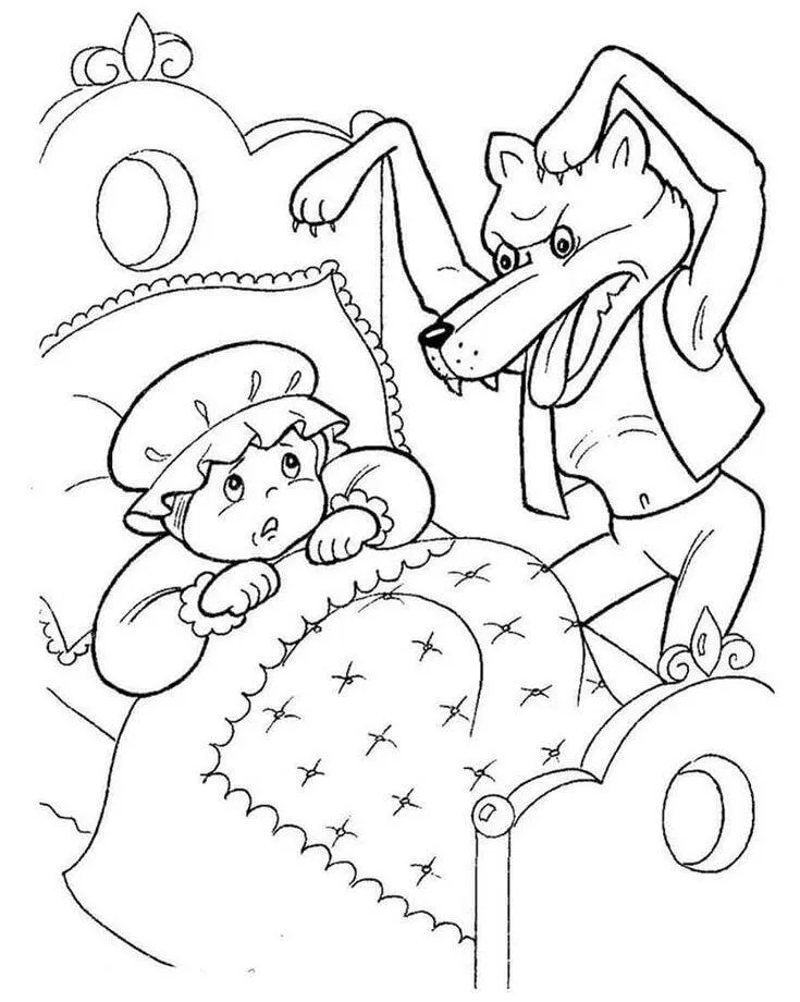 Tranh tô màu cô bé ngạc nhiên