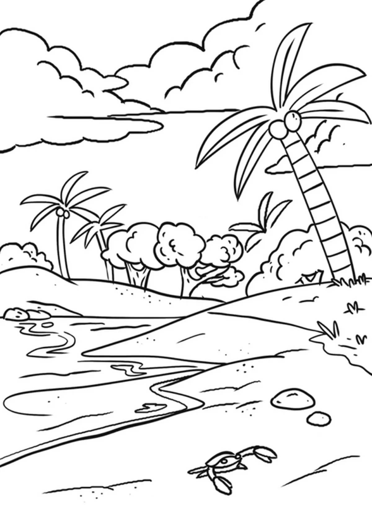 Tranh vẽ cảnh biển xanh khơi xa