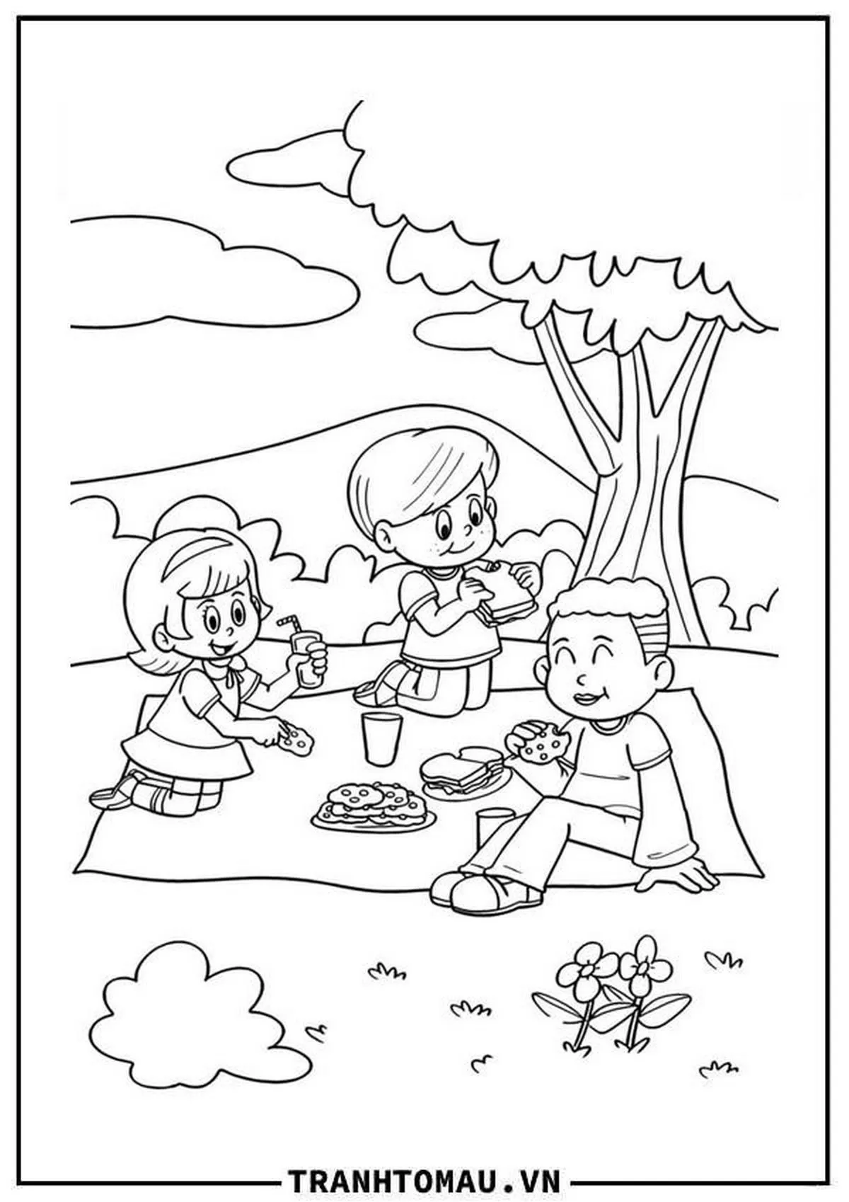 Hình vẽ phong cảnh đình làng xưa