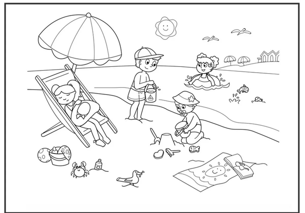 Mẫu tranh vẽ hoàng hôn trên biển cực đẹp