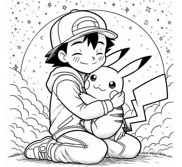 Pikachu với biểu cảm ngạc nhiên đáng yêu