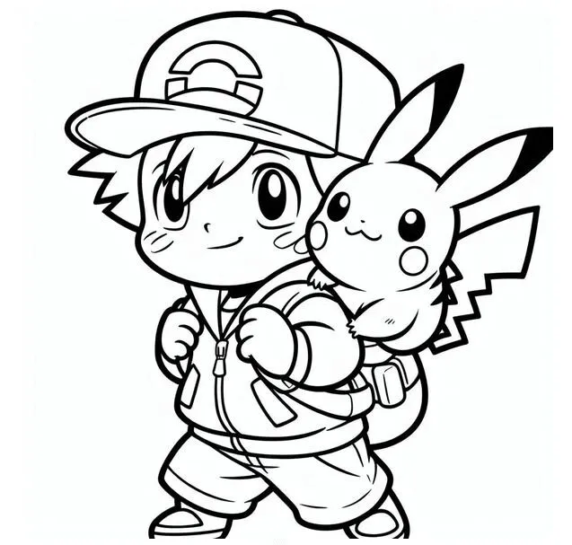 Pikachu đang chạy với năng lượng tràn đầy