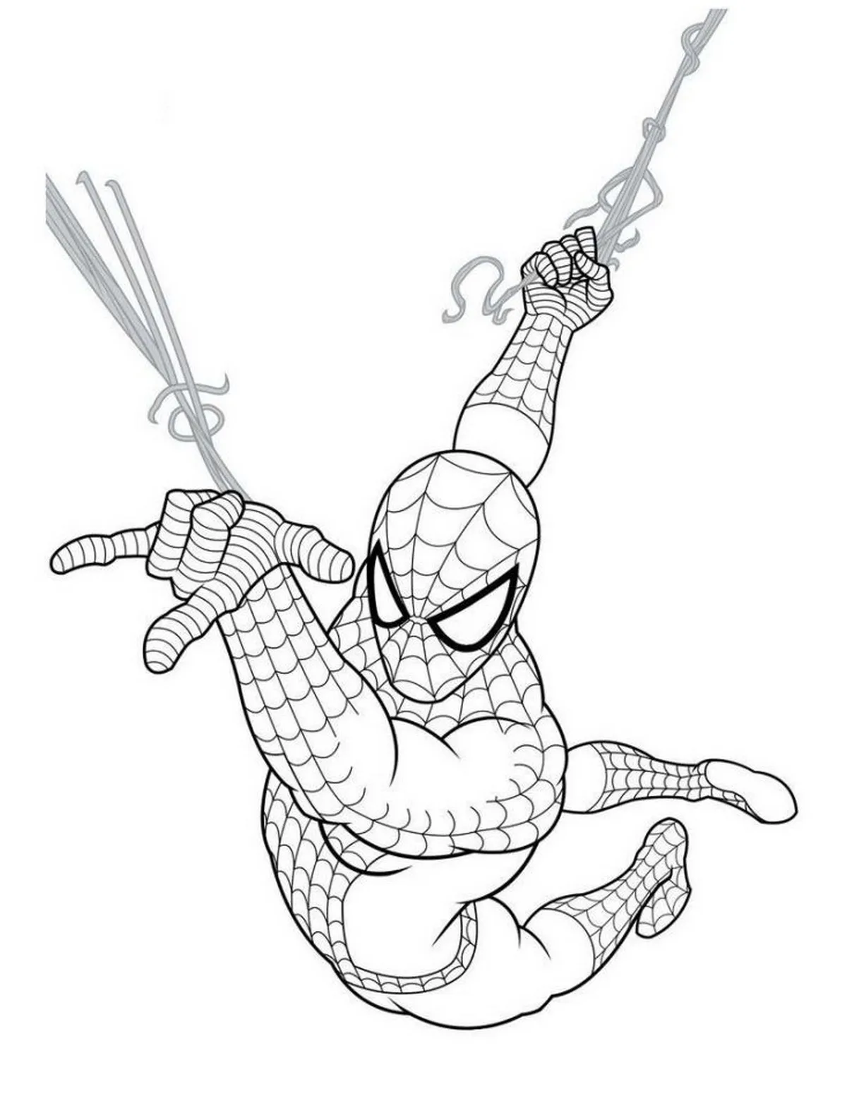 Siêu nhân Nhện đang bám trên tường cao chuẩn bị tung tơ cực ngầu