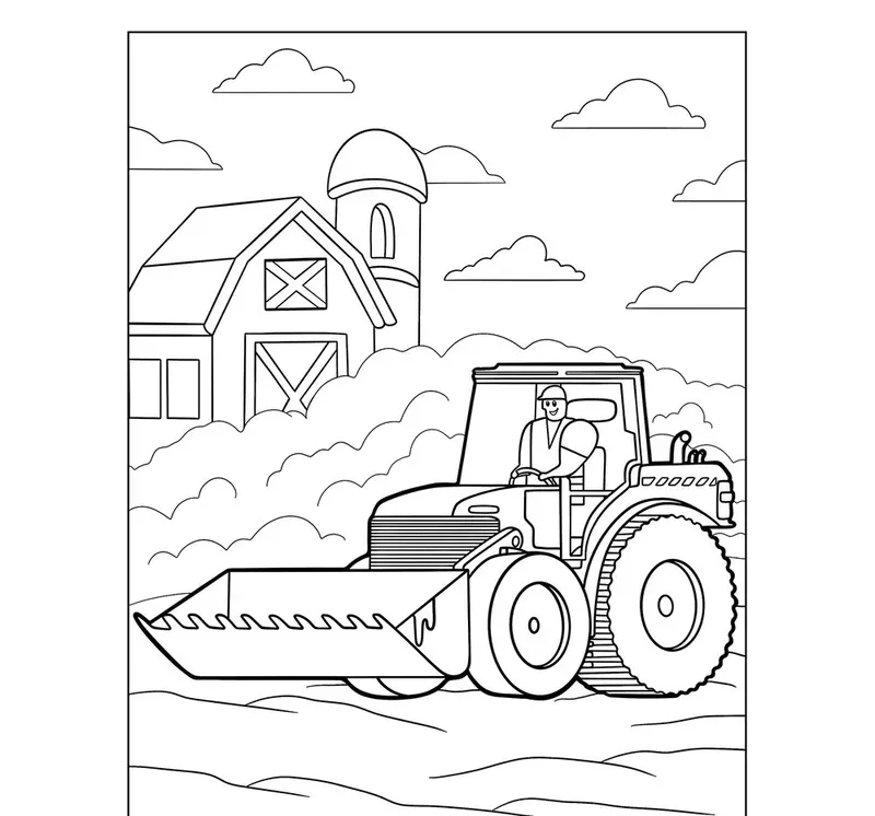 Bé rèn tập trung qua tranh tô màu máy múc