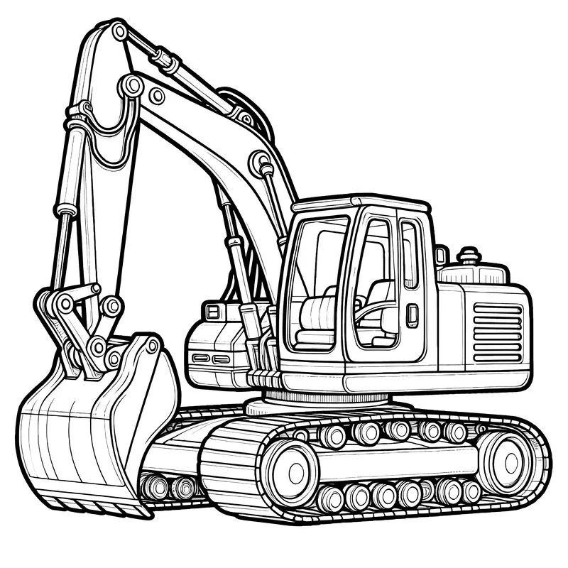 Giải trí lành mạnh với tranh tô màu máy múc