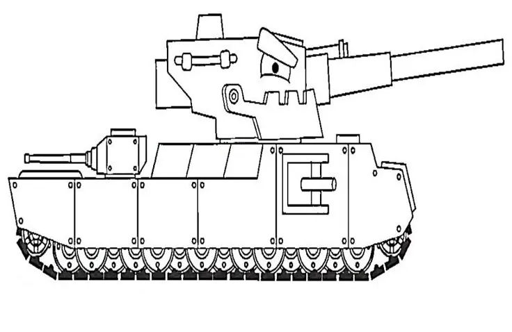 Tranh vẽ xe tăng phun lửa độc đáo kích thích sáng tạo