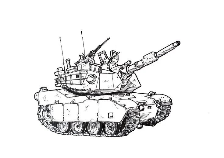 Bản vẽ xe tăng đa năng có thể biến hình trong tưởng tượng