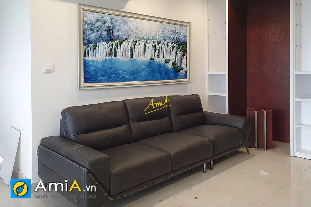 Tranh treo phòng khách đẹp chung cư hình ảnh thác nước