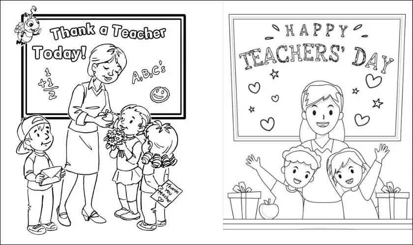 Tranh tô màu cho trẻ mầm non