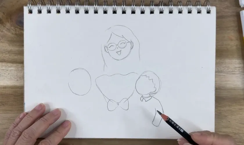 Vẽ chi tiết nhân vật