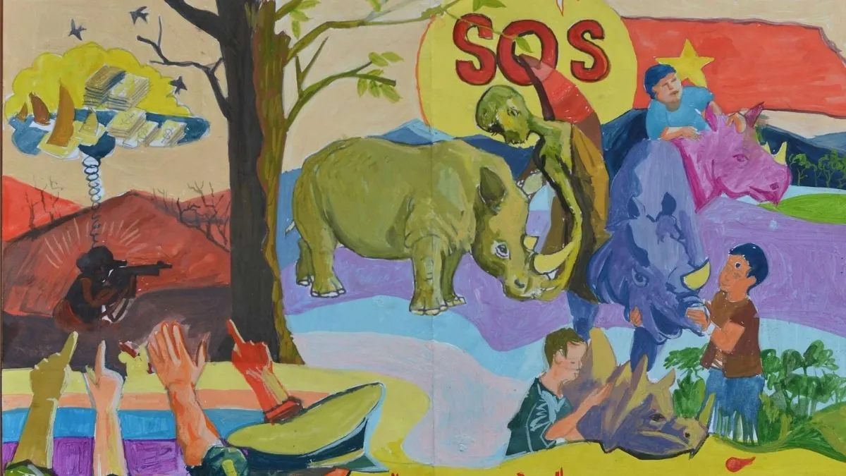 Tranh vẽ bảo vệ môi trường đẹp nhất về sự đa dạng sinh học