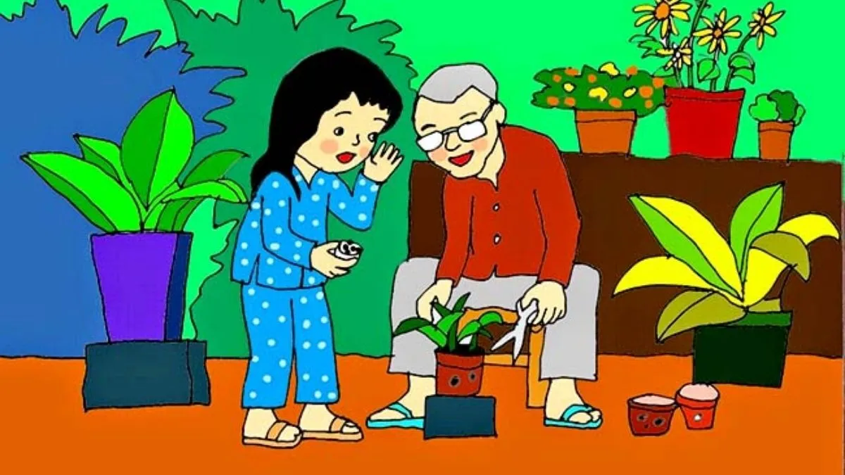 Tranh vẽ bảo vệ môi trường đẹp nhất về sự gắn kết giữa người và rừng