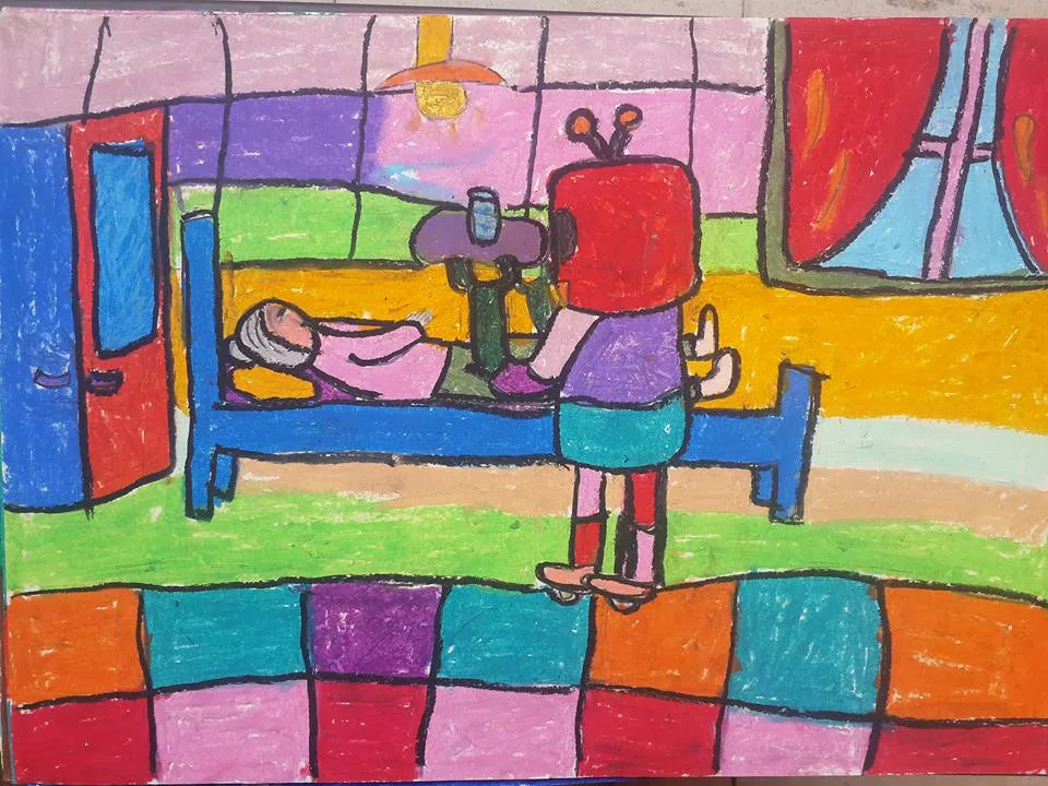 Tranh vẽ đơn giản sáng tạo có thể mang đến niềm vui