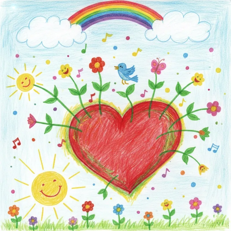 Tranh vẽ mùa xuân tươi mới tràn đầy năng lượng của sự khởi đầu