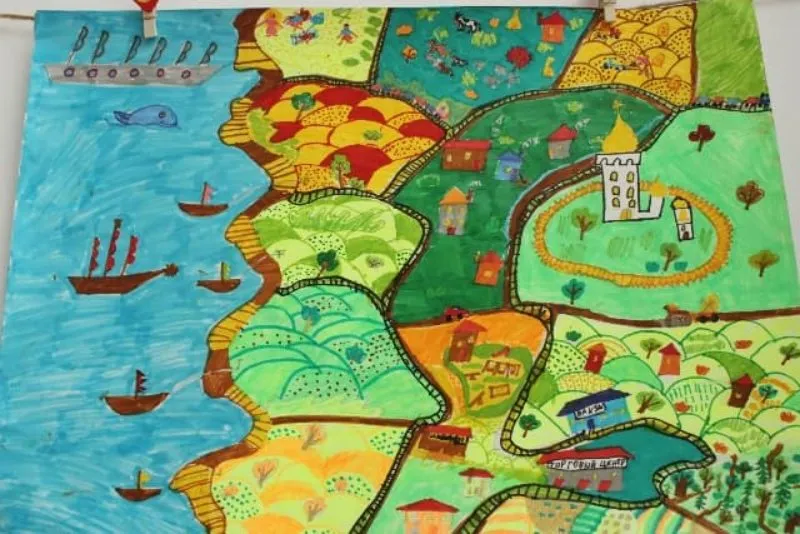 Tổng hợp 15 bức tranh vẽ đẹp nhất của học sinh (Nguồn: Internet)