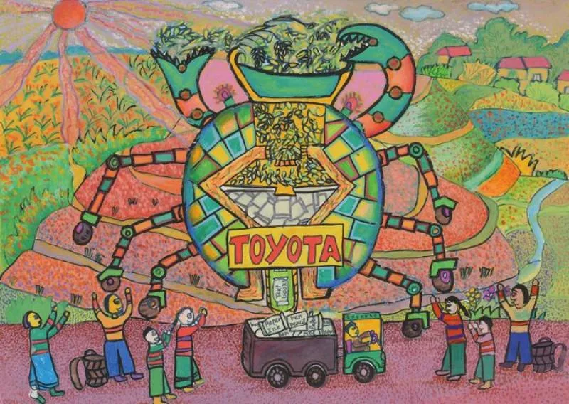 Tổng hợp 15 bức tranh vẽ đẹp nhất của học sinh (Nguồn: Internet)