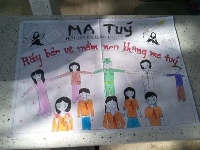 Tranh vẽ về phòng chống ma túy tuyệt vời nhất với thông điệp gia đình