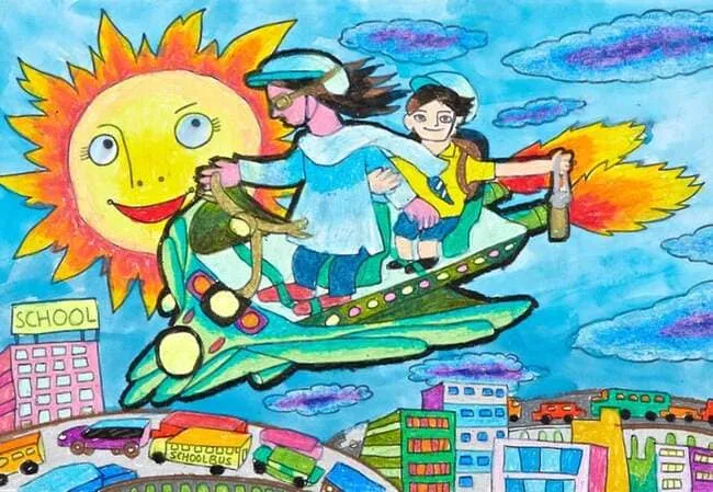 Tranh vẽ Ý tưởng cho một cuộc sống tốt đẹp hơn