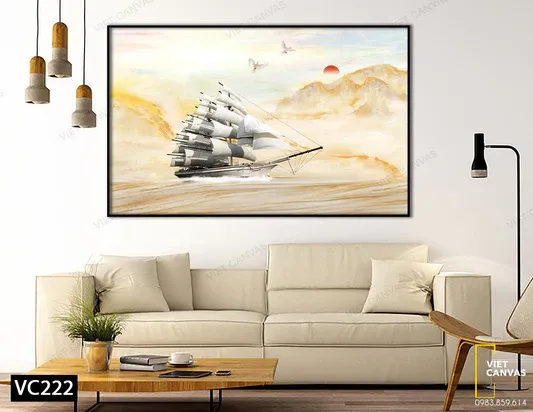 tranh vượt lên giông bão