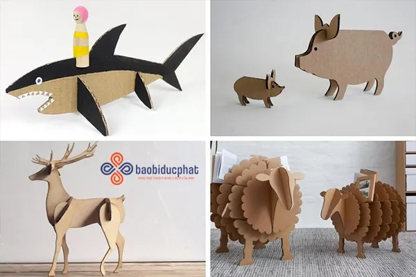 Đồ trang trí Decor phong cách Vintage bằng giấy